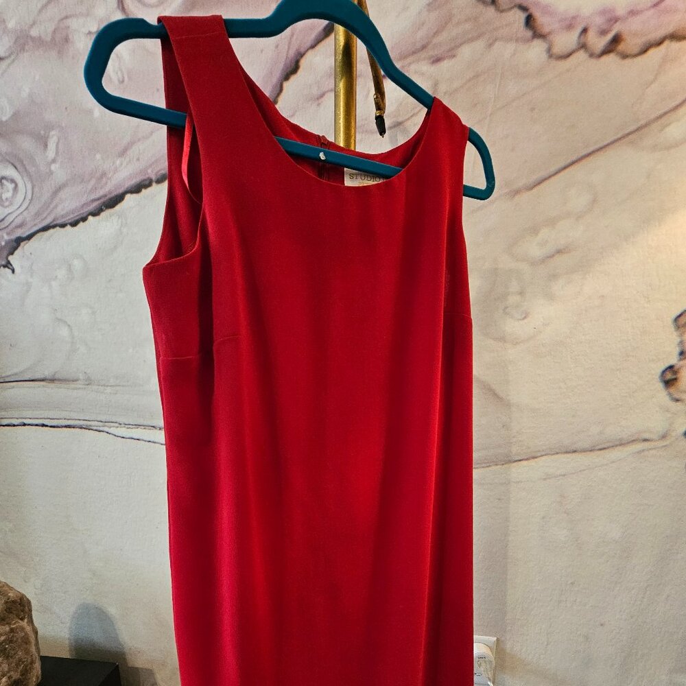 Vintage Studio One Petite Red Dress